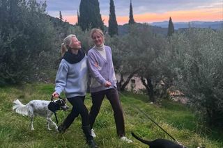 Małgorzata Kożuchowska z siostrą Mają