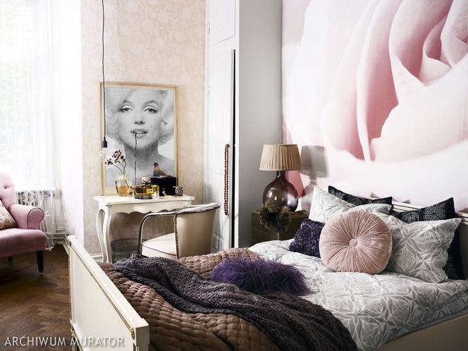 Aranżacja sypialni w stylu romantycznym: Marilyn
