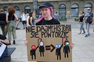 Marsz dla Palestyny przeszedł w niedzielę, 17 sierpnia ulicami Warszawy