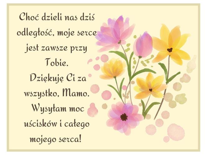 Dzień Mamy 2025 - kartki z życzeniami