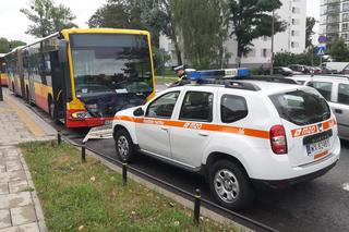 Ranni policjanci! Miejski autobus huknął w radiowóz