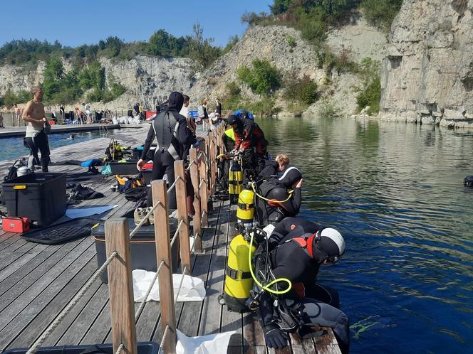 Klub Płetwonurków LOK "Litoral" zorganizował podwodne sprzątanie Zakrzówka