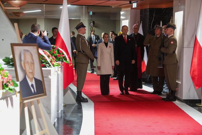 Marta Nawrocka w czasie obchodów Narodowego Święta Niepodległości