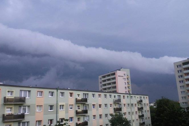 Piękne chmury nad Bydgoszczą