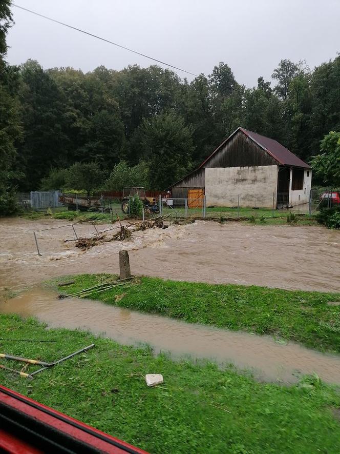 Podtopienia w Biskupowie 