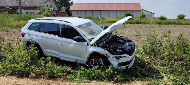 Koszmarny wypadek pod Grudziądzem! Motorowerzysta zmarł w szpitalu [ZDJĘCIA]