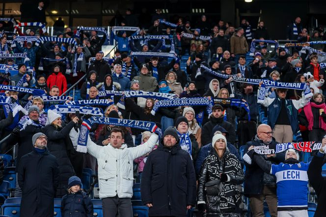 Lech Poznań - GKS Katowice. Kibice na meczu PKO BP Ekstraklasy