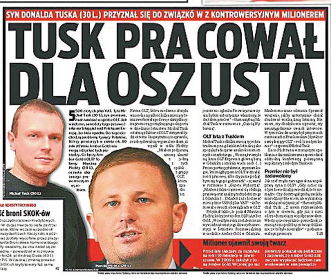 	Tusk kłamał w sprawie Amber Gold?