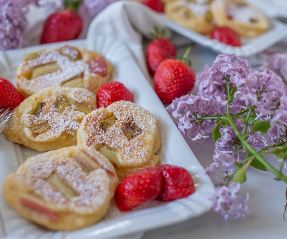 placuszki rabarbarowe