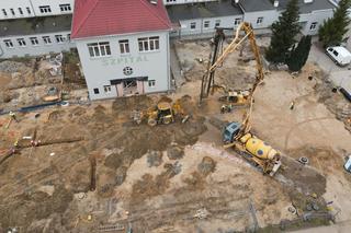 Budowa nowego skrzydła szpitala w Ostródzie