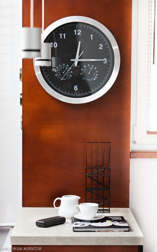 Zegar w kuchni nowoczesnej