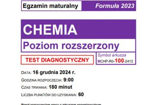 Mamy ODPOWIEDZI matury z chemii rozszerzonej. Gotowe rozwiązania i klucz