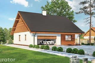 Domy z garażem dwustanowiskowym 