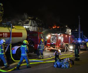 Pożar bloku w Ząbkach. Przerażające zdjęcia z miejsca tragedii