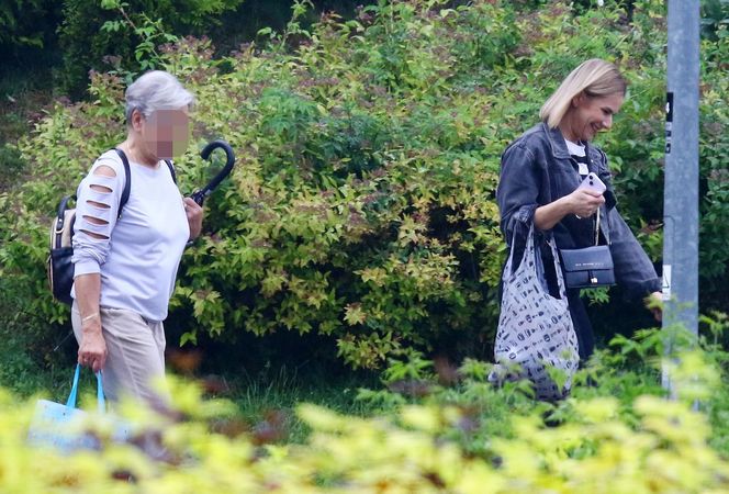 Zakupy Marty Nawrockiej pod okiem ochroniarza