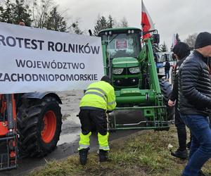 Protest rolników w Drawsku Pomorskim