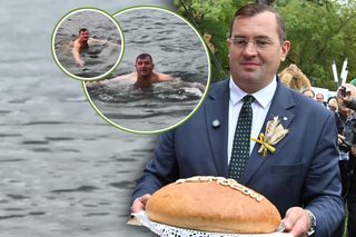 Minister - mors. Stefan Krajewski polityczne emocje chłodzi w jeziorze: Mam więcej energii