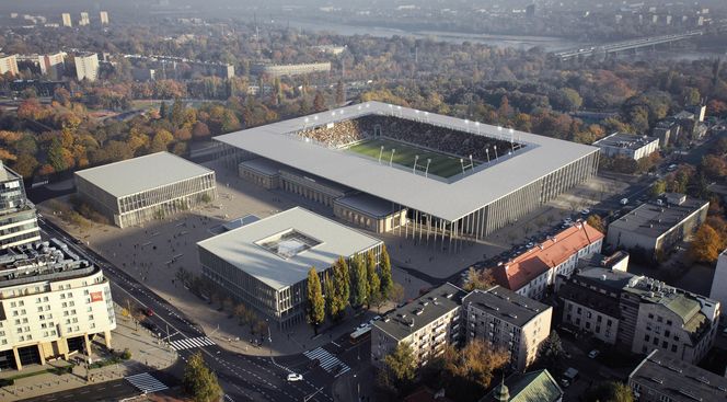 Wizualizacje nowego stadionu Polonii Warszawa