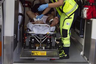 Wybuch w punkcie dystrybucji benzyny w Rzymie.