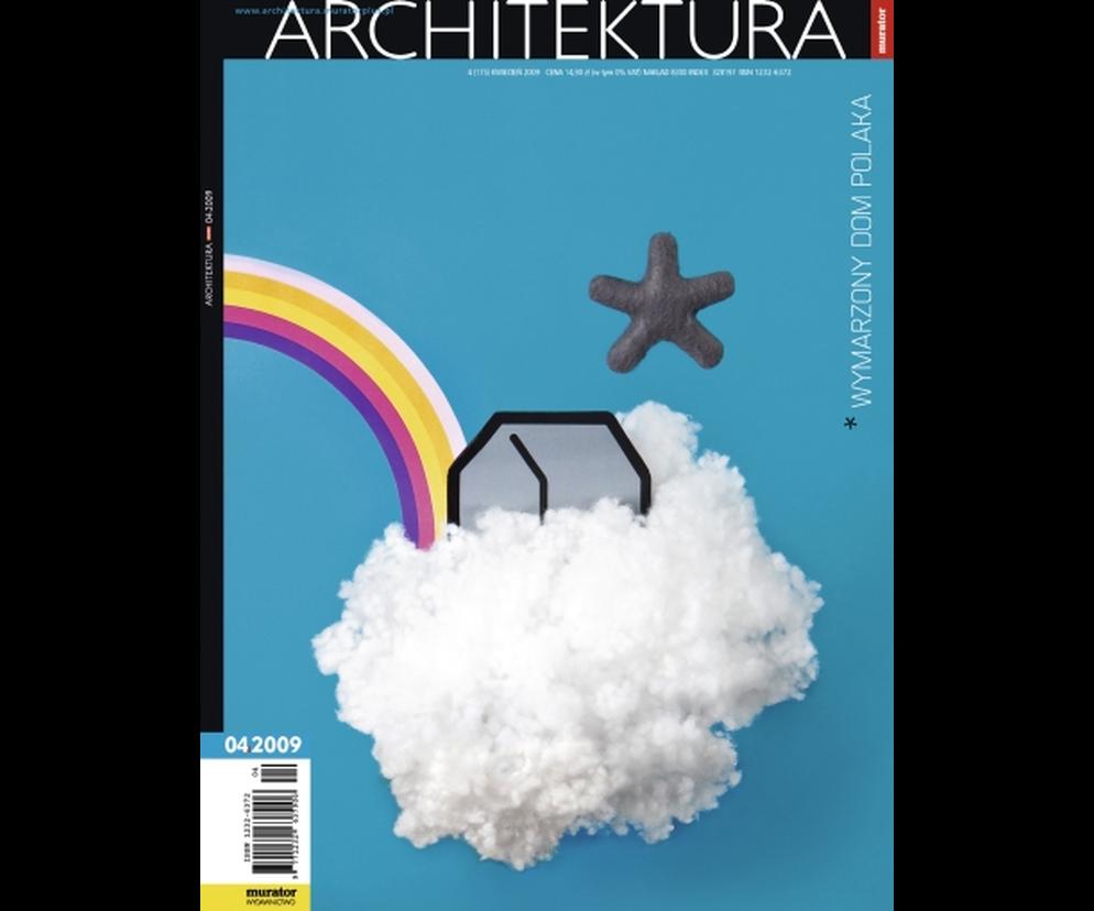 Okładka Miesięcznik Architektura 04/2009