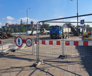 Remont mostu Grunwaldzkiego w Krakowie