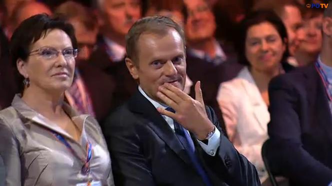 Donald Tusk na Konwencji PO