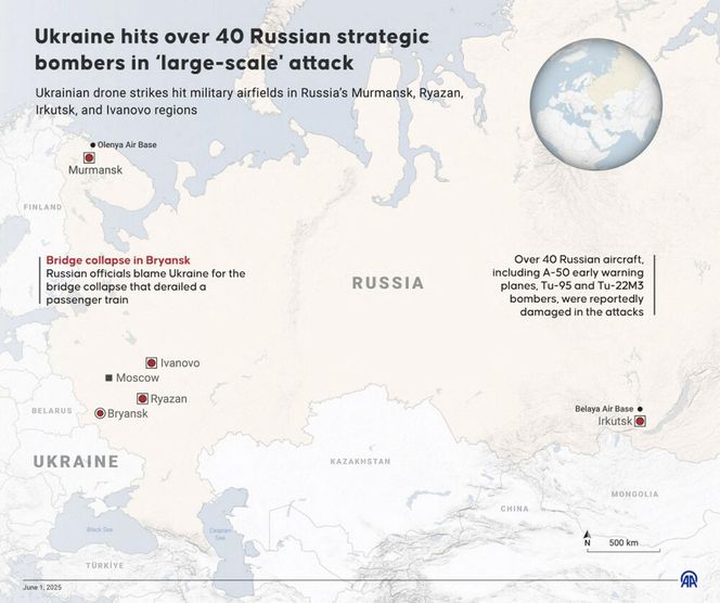 Bombowce Putina zniszczone przez Ukrainę.