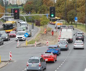 Ostrobramska do remontu. Ruszyła przebudowa skrzyżowania z ul. Poligonową