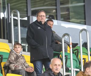 Kibice na meczu GKS Katowice - Lech Poznań
