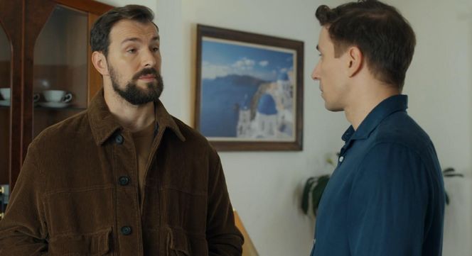 Barwy szczęścia odc. 3179. Marcin Kodur (Oskar Stoczyński), Tomasz (Jakub Sokołowski) 