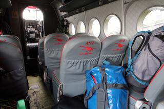 Odlot załogi Romualda Koperskiego na trasie Warszawa - Tokio - Warszawa 