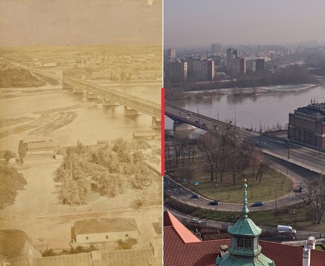 Warszawa kiedyś i dziś! Porównaj archiwalne fotografie ze współczesnymi