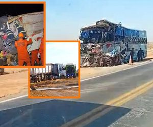 Tragiczne zderzenie autobusu z ciężarówką! 11 osób nie żyje, dziesiątki rannych