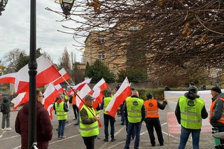 Rolnicy zaczęli protest w Lublinie