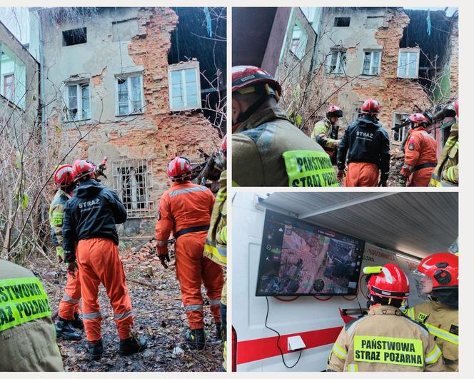 Katastrofa budowlana przy ul. Celnej 4 w Bielsku-Białej