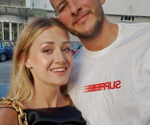 Bartosz Kurek z żoną Anną