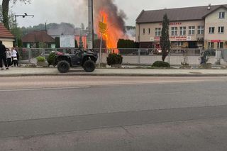 Potężne burze przeszły przez Małopolskę. Strażacy walczyli z pożarami od uderzeń piorunów 