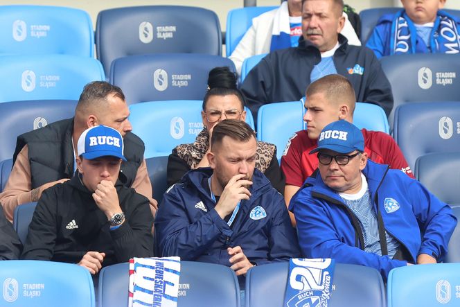 Kibice na meczu Ruch Chorzów - ŁKS