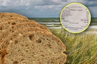 Zamówił nad morzem żurek i flaki, jednak cena pieczywa zwaliła go z nóg. Turysta oburzony drożyzną nad Bałtykiem