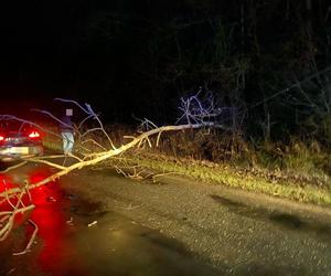 Wichury na Dolnym Śląsku. Silny wiatr zerwał dach z budynku, strażacy interweniowali 200 razy