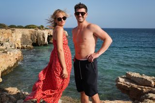 Barwy szczęścia odc. 3147. Justin (Jasper Sołtysiewicz), Ola (Michalina Robakiewicz)