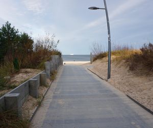 Wejście na plaże w Świnoujściu