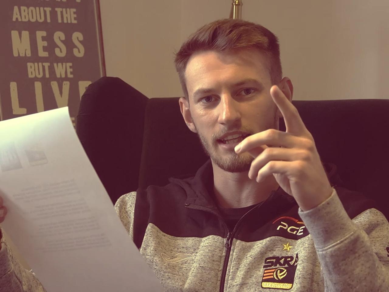 Muzykalny siatkarz. Zawodnik PGE Skry Bełchatów spełnił swoje marzenie [WIDEO]