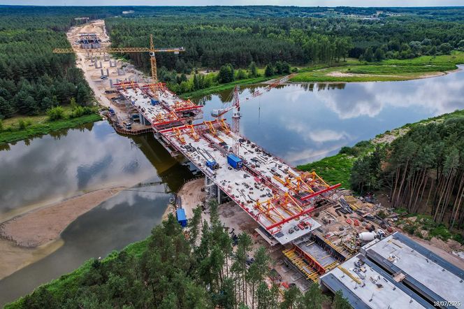 Budowa S-19 Malewice - Chlebczyn i nowego mostu na Bugu
