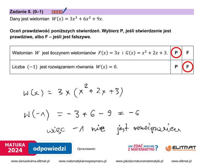 Matura 2024: matematyka. Arkusze CKE i odpowiedzi. Poziom podstawowy [Formuła 2023]