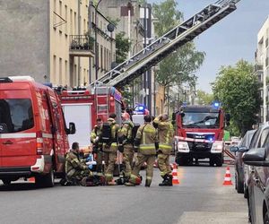Tragiczny pożar w Łodzi. Nie żyje jedna osoba