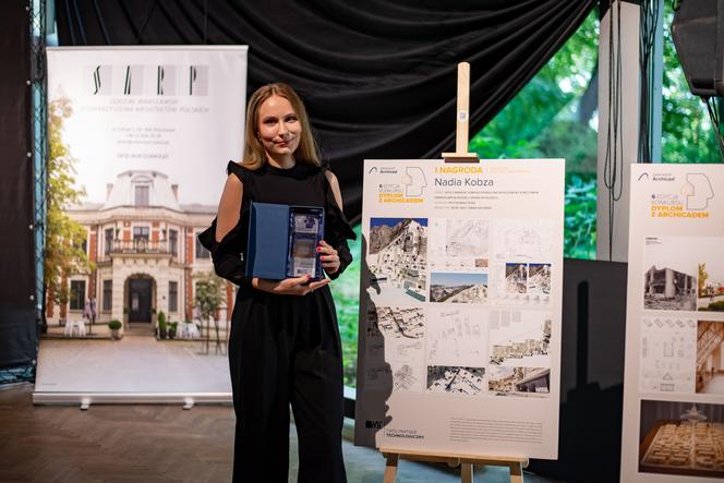 Nadia Kobza, zdobywczyni pierwszego miejsca oraz wyróżnienia w kategorii dyplomów magisterskich VI edycji konkursu Dyplom Z Archicadem