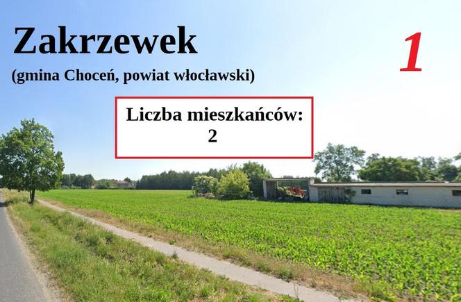 Te wsie Kujawsko-Pomorskiego liczą najmniej mieszkańców