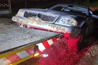 Wpadł w pułapkę zastawioną przez drogowców