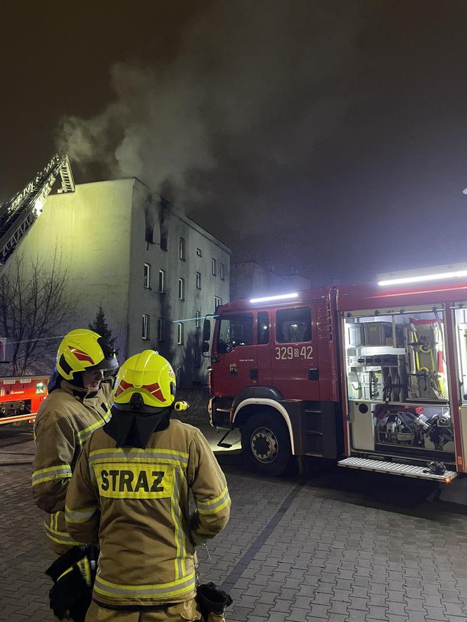 Pożar pustostanu w Katowicach. Znaleziono zwęglone ciało 